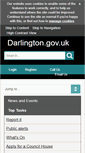 Mobile Screenshot of darlington.gov.uk